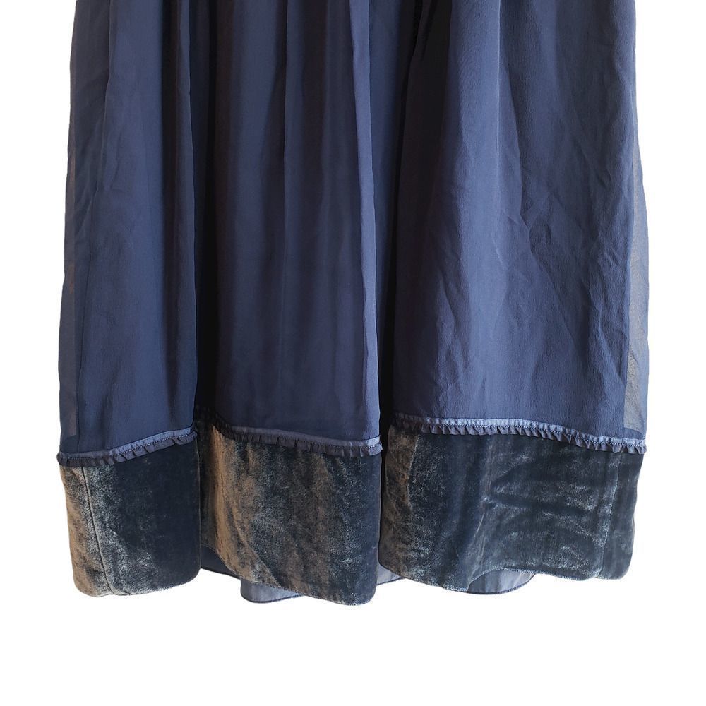 Laundry By Shelli Segal Ruffle Dress Women's Size 10, Blue - Picture 10 of 11